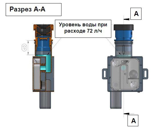 Вбудований сифон для кондиціонерів Hutterer & Lechner HL138H HL138H фото