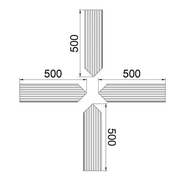 HYDROline PRO F900 перехресний елемент 500 мм 7003780 фото