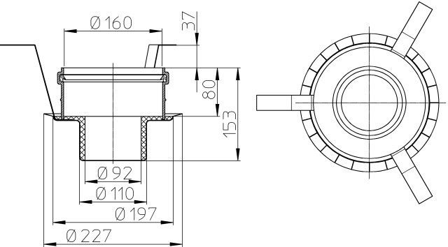 Протипожежна муфта Hutterer & Lechner (для вирв серії HL62DN110, HL317 DN110) HL870 HL870 фото